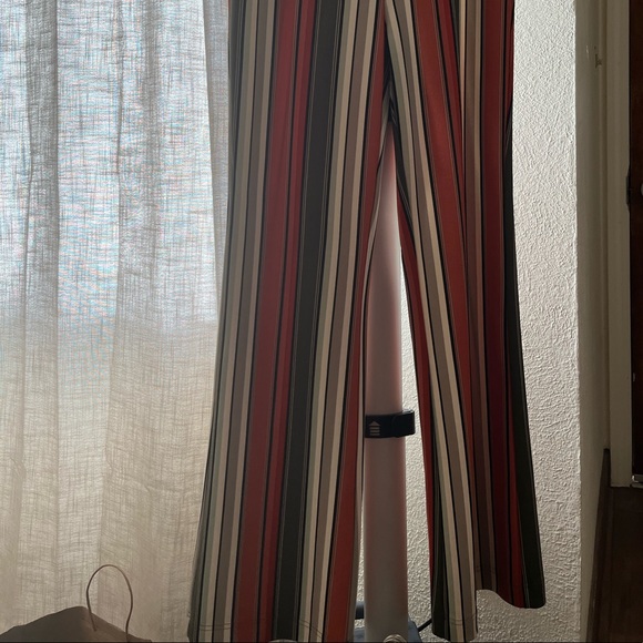 Size xsmall high rise, wide bottom sailor pants. Pin striped. Like new. - Picture 3 of 3